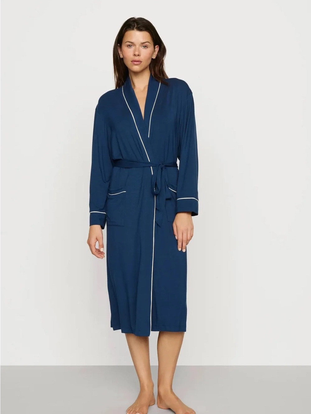 Eberjey Navy Robe